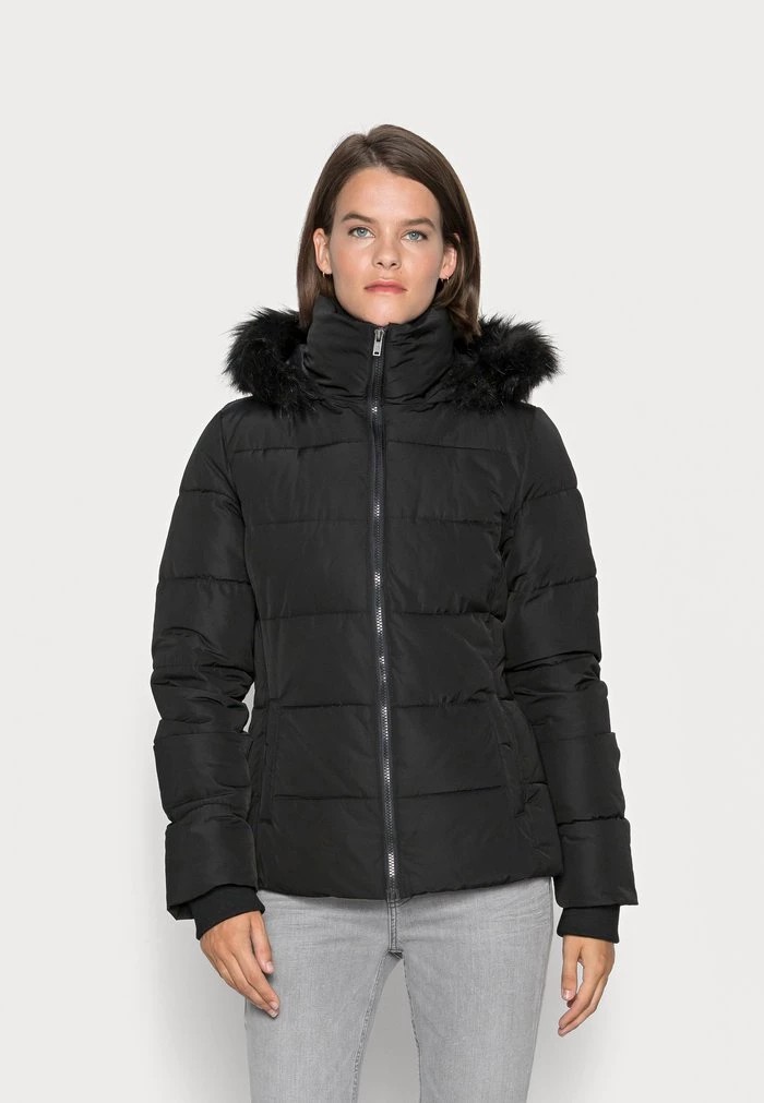 Manteau ANNA FIELD Anna Field Short Puffer With Hood Noir Femme | BWB-1257402